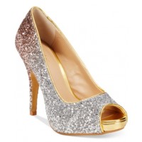 Thalia Sodi Cereza Glitter Platform Pumps Women's Shoes