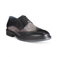 Alfani Zack Mixed Material Wingtip Derby Oxfords, Only at Macy's Men's Shoes