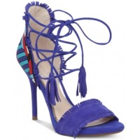 Jessica Simpson Basanti Lace-Up Ankle-Tie Platform Sandals Women's Shoes