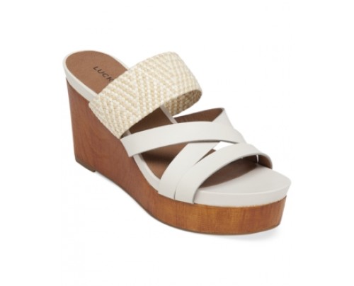 Lucky Brand Nyloh Platform Wedge Sandals Women's Shoes