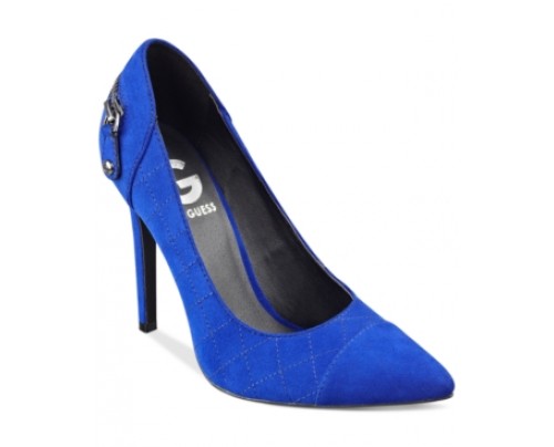 G by Guess Fray Pointed Toe Pumps Women's Shoes