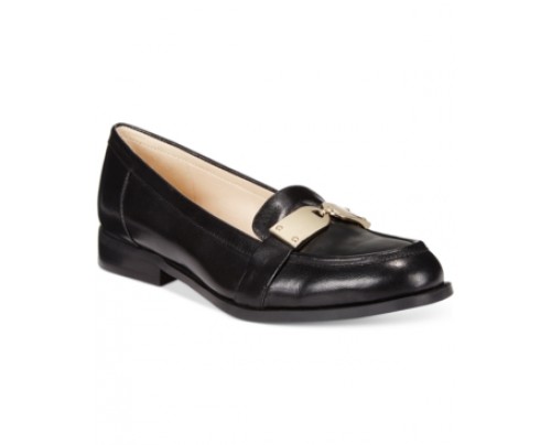 Nine West Townhall Black Loafers Women's Shoes