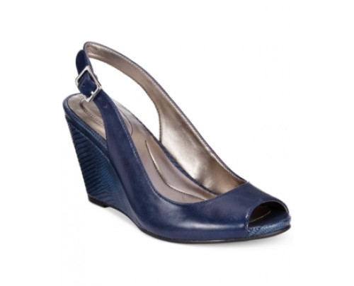 Style & co. Babeta Slingback Dress Wedge Sandals Women's Shoes