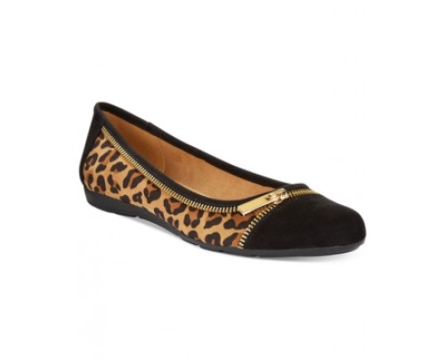 Style & co. Chelsi Zipper Embellished Flats, Only at Macy's Women's Shoes