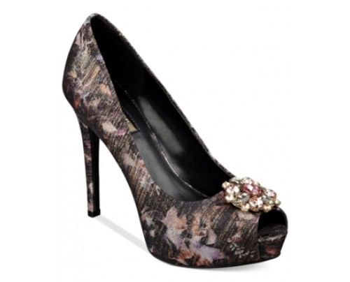 Guess Hotspott Floral Platform Pumps Women's Shoes