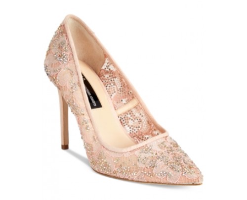 Inc International Concepts Katyah Lace Pumps, Only at Macy's Women's Shoes