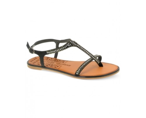 Chinese Laundry Gweneth T-Strap Flat Sandals Women's Shoes