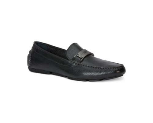 Calvin Klein Maxim Tumbled Leather Loafers Men's Shoes