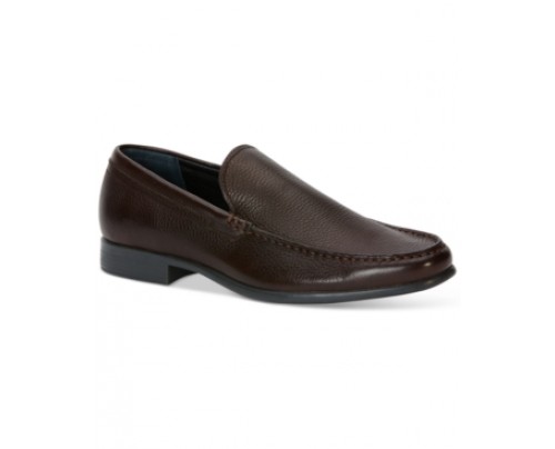 Calvin Klein Landen Tumbled Leather Loafers Men's Shoes