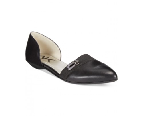Anne Klein Oshea Two-Piece Pointed Toe Flats